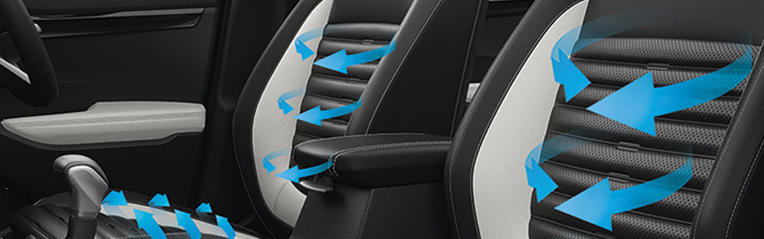 Comfortable Front Ventilated Seats with 8-way Power Driver’s Seat