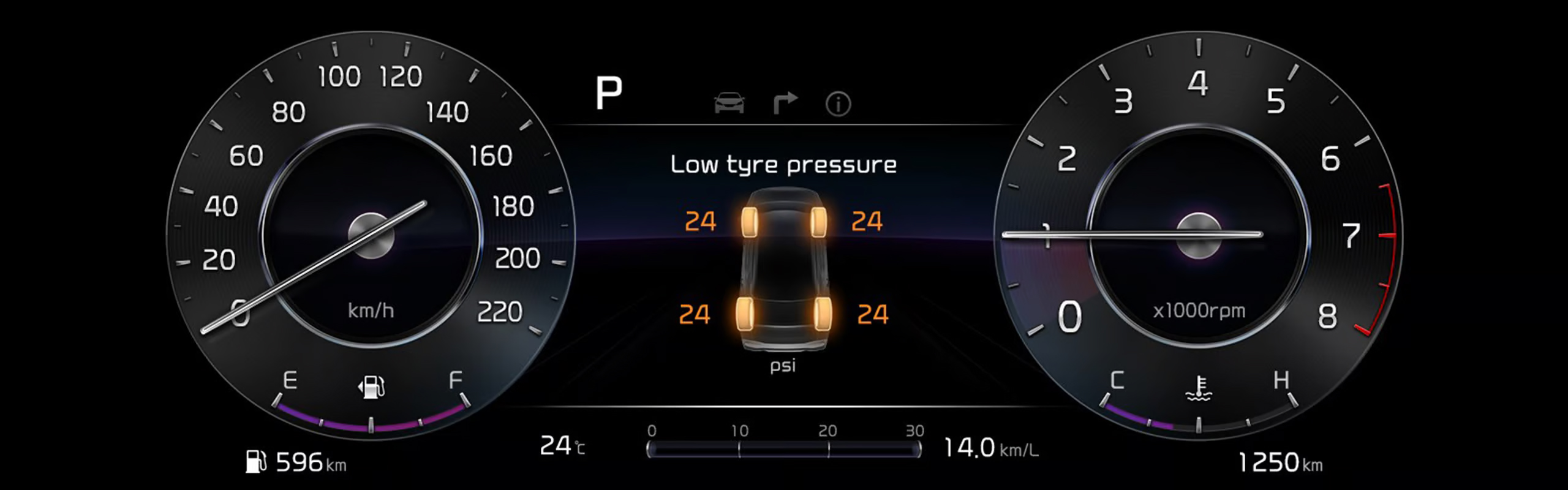 Highline Tyre Pressure Monitoring System